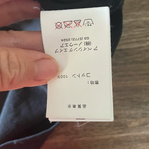 Aape by bathing ape girls large black tee - Picture 6 of 7